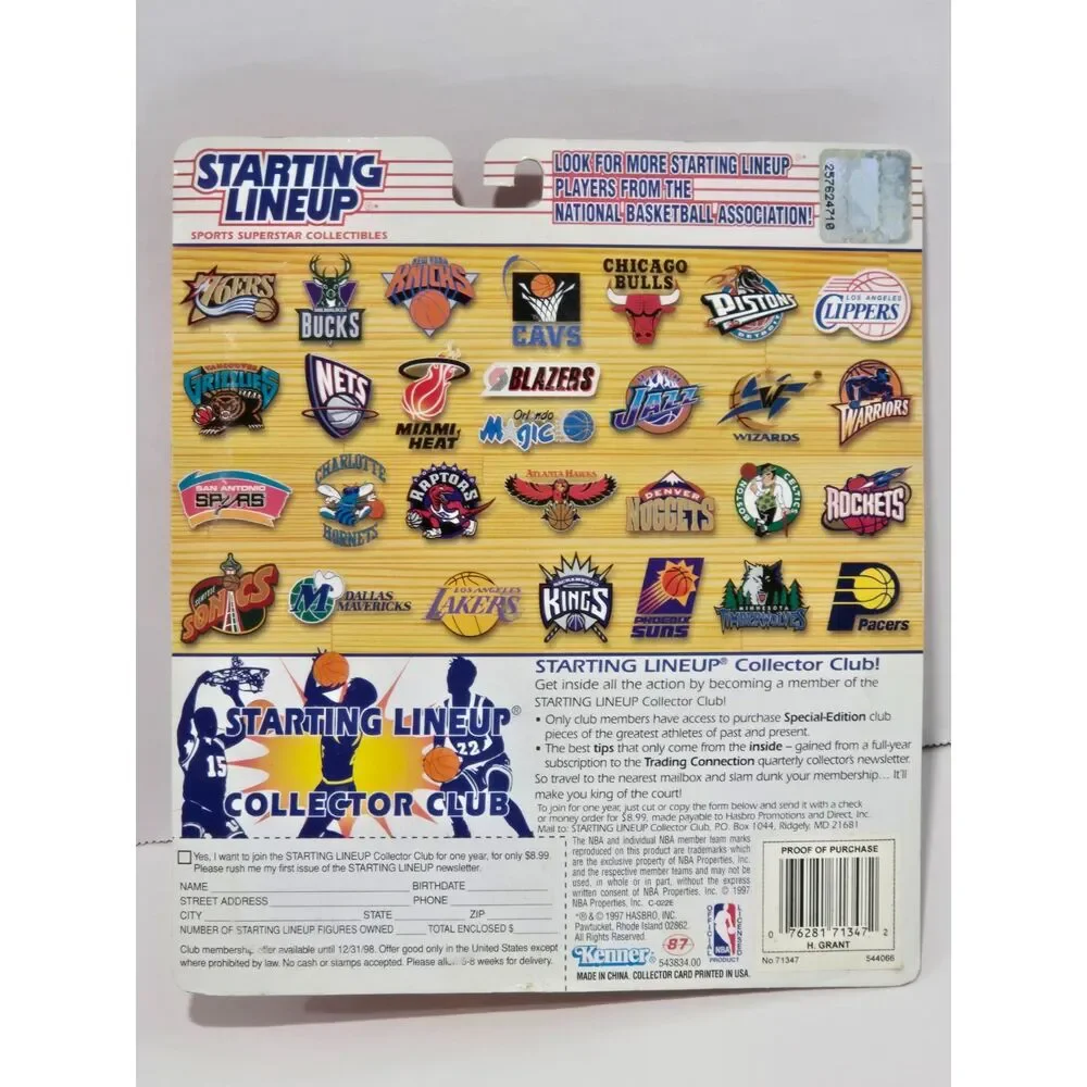 1997 Kenner Starting Lineup Horace Grant Orlando Magic | Vintage 10 Year Edition